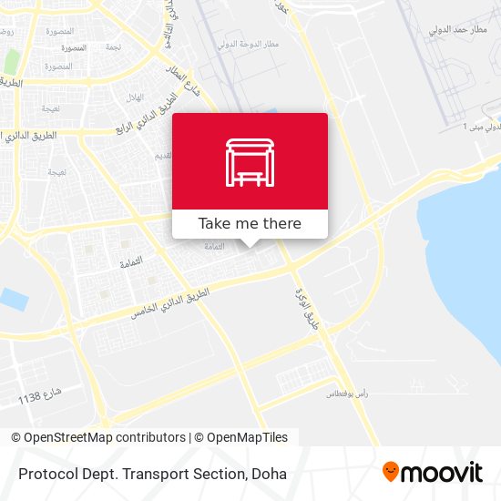 Protocol Dept. Transport Section map