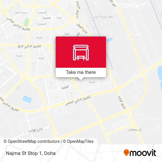 Najma St Stop 1 map