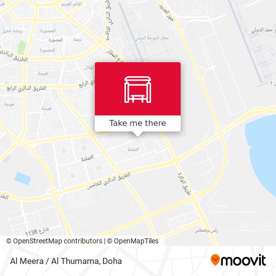 Al Meera / Al Thumama map
