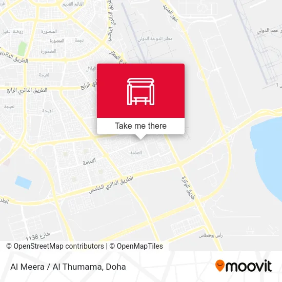 Al Meera / Al Thumama map