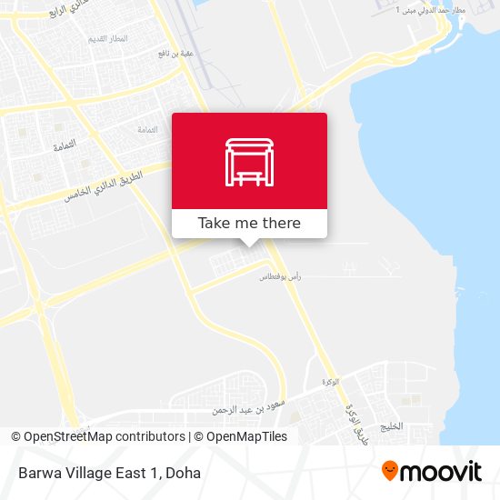 Barwa Village East 1 map