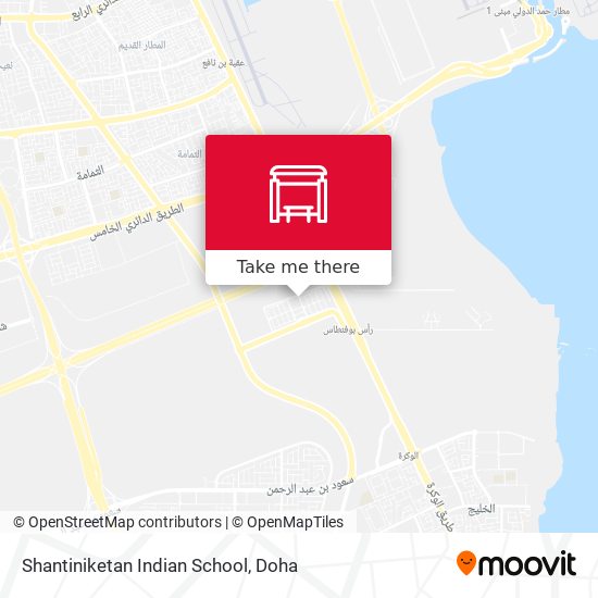 Shantiniketan Indian School map