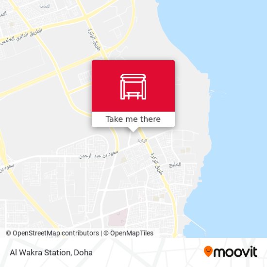 Al Wakra Station map