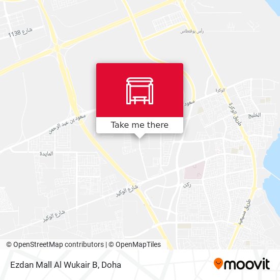 Ezdan Mall Al Wukair B map