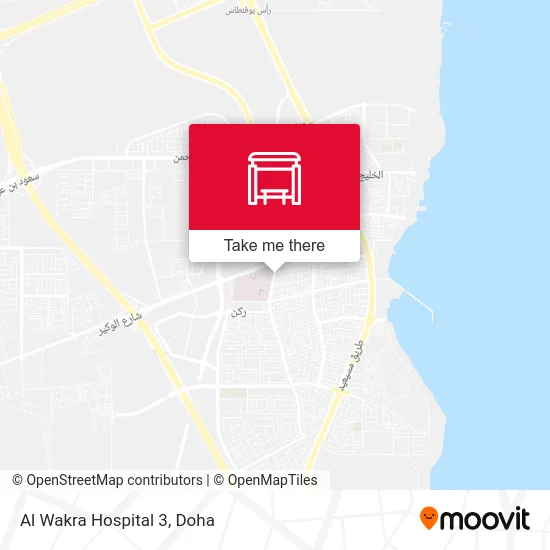 Al Wakra Hospital 3 map