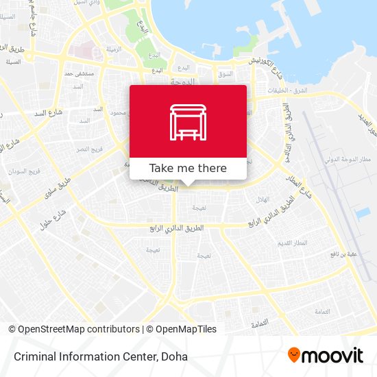 Criminal Information Center map