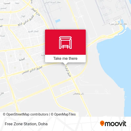 Free Zone Station map