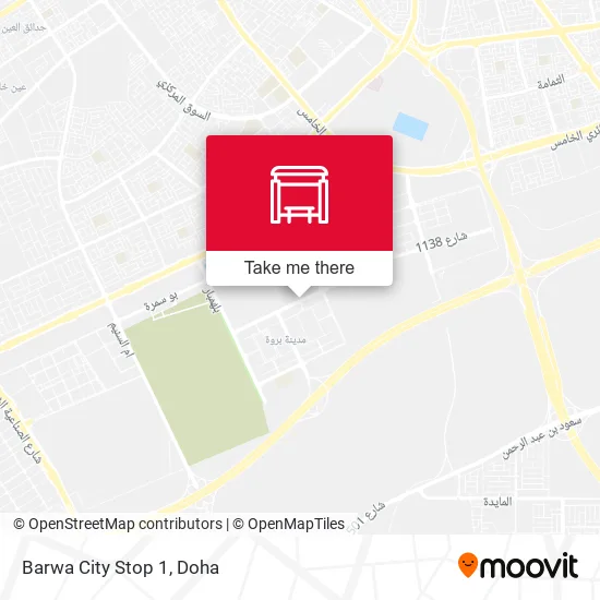 Barwa City Stop 1 map