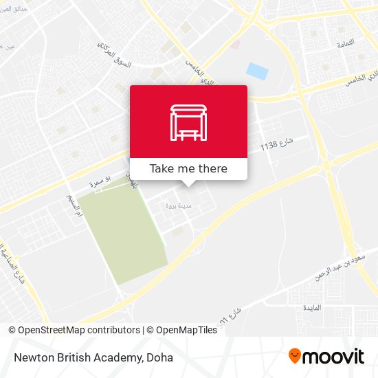 Newton British Academy map