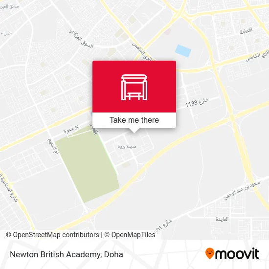 Newton British Academy map