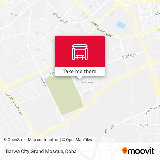 Barwa City Grand Mosque map