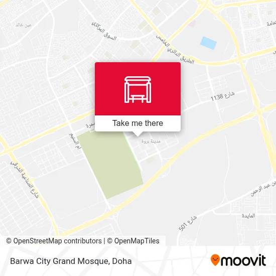 Barwa City Grand Mosque map