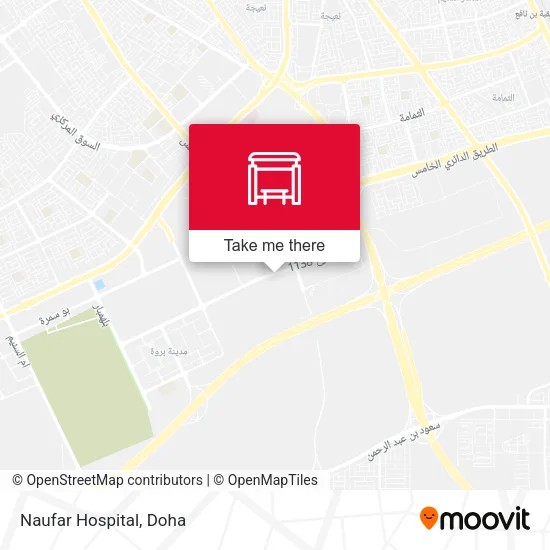 Naufar Hospital map
