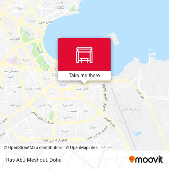 Ras Abu Meshout map