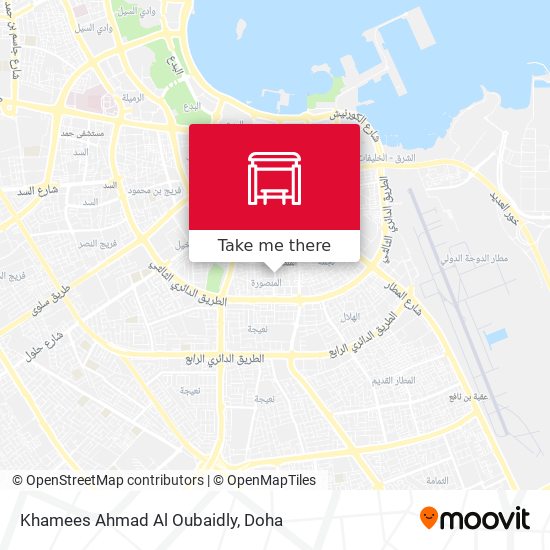 Khamees Ahmad Al Oubaidly map