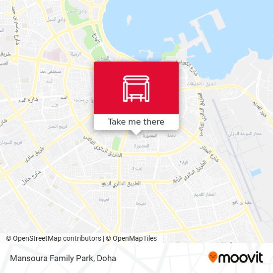 Mansoura Family Park map