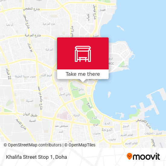 Khalifa Street Stop 1 map