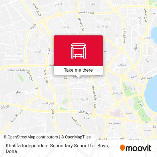 Khalifa Independent Secondary School for Boys map