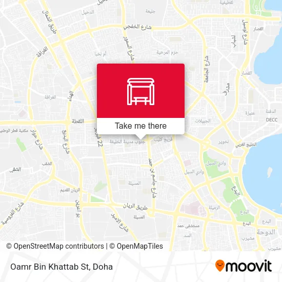 Oamr Bin Khattab St map