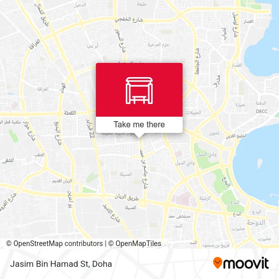 Jasim Bin Hamad St map