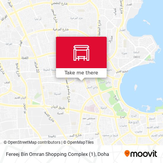 Fereej Bin Omran Shopping Complex (1) map