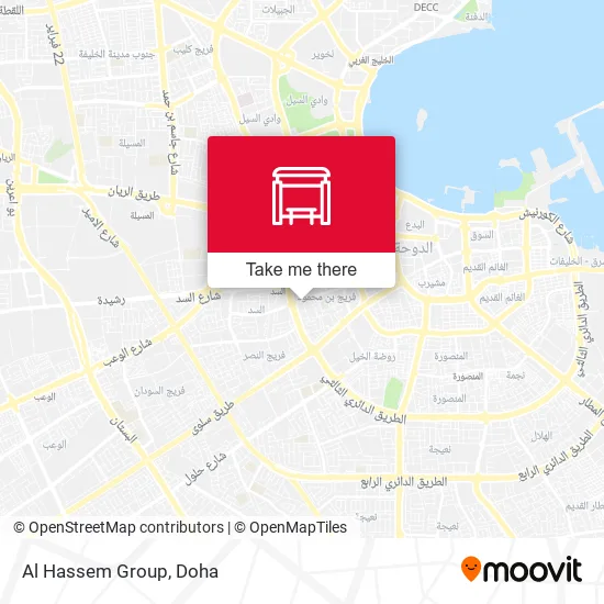 Al Hassem Group map