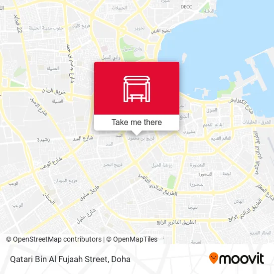 Qatari Bin Al Fujaah Street map