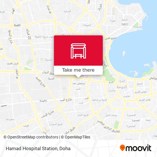 Hamad Hospital Station map