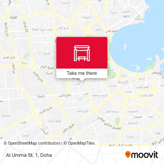 Al Umma Street 1 map