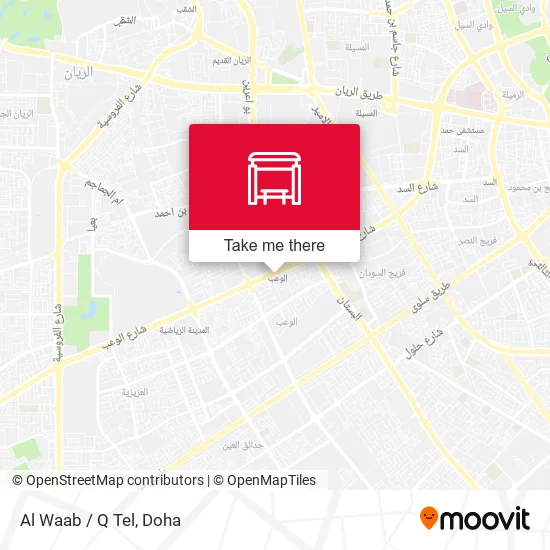Al Waab / Q Tel map