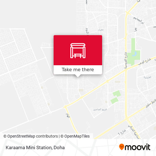 Karaama Mini Station map