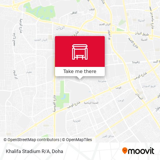 Khalifa Stadium R/A map