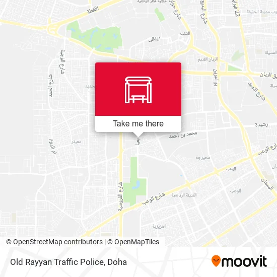 Old Rayyan Traffic Police map
