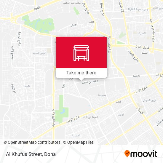 Al Khufus Street map