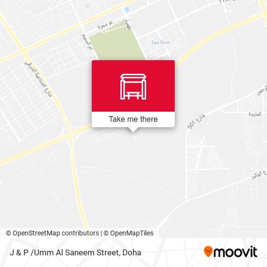 J & P /Umm Al Saneem Street map