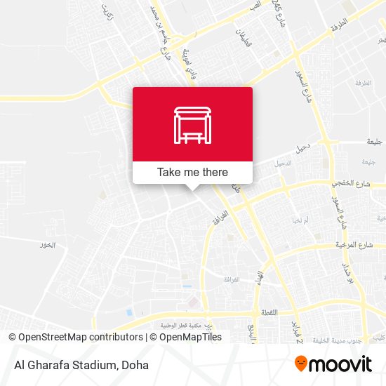 Al Gharafa Stadium map