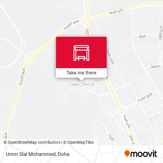 Umm Slal Mohammed map