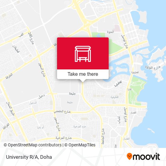 University R/A map