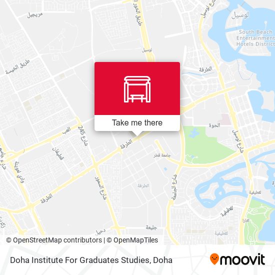Doha Institute For Graduates Studies map