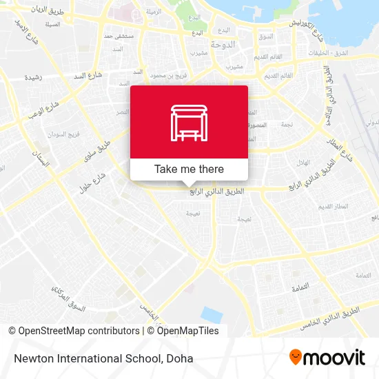 Newton International School map