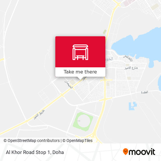 Al Khor Road Stop 1 map