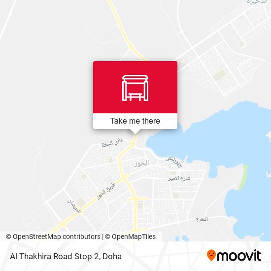 Al Thakhira Road Stop 2 map