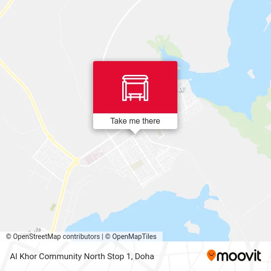 Al Khor Community North Stop 1 map