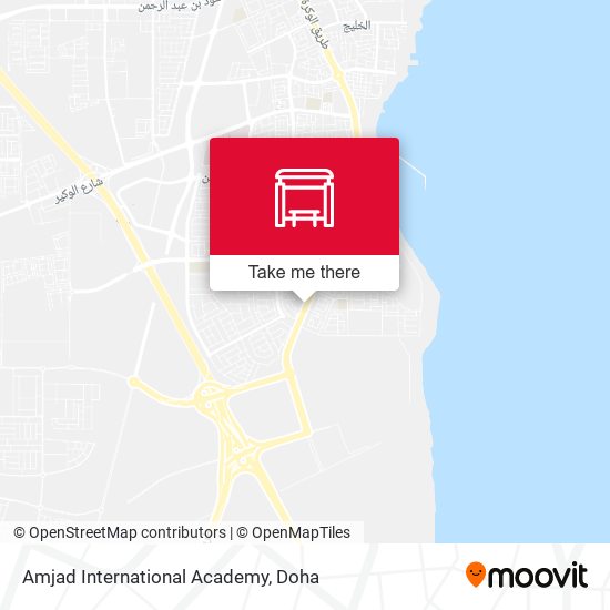 Amjad International Academy map