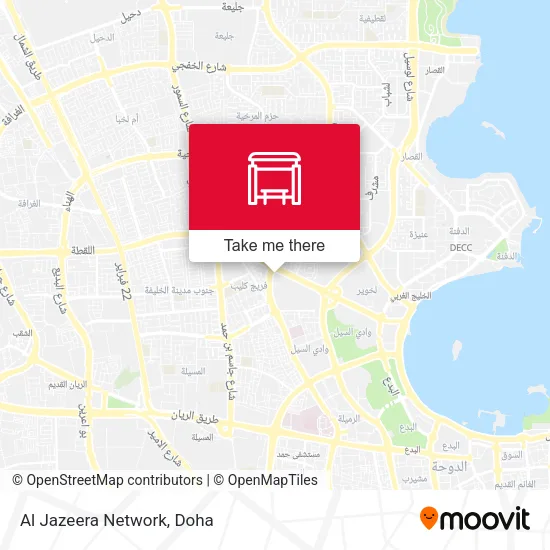 Al Jazeera Network map