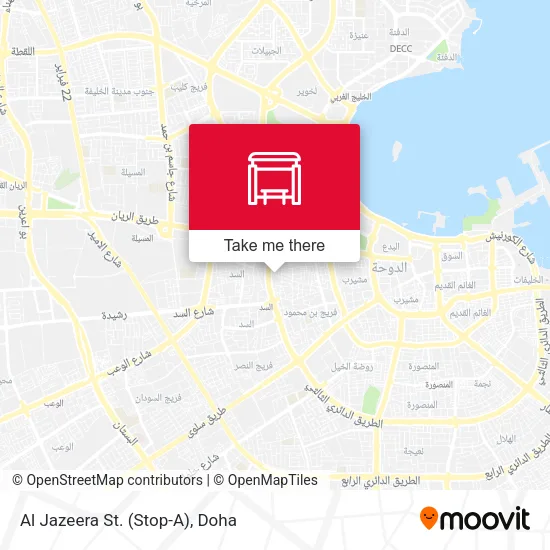 Al Jazeera St. (Stop-A) map