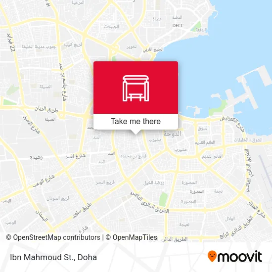 Ibn Mahmoud St. map