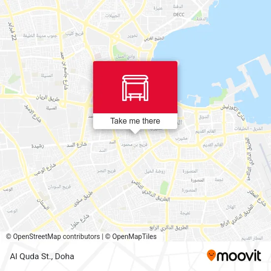 Al Quda St. map
