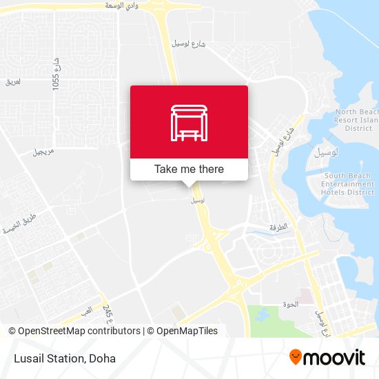 Lusail Station map