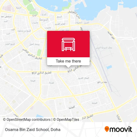 Osama Bin Zaid School map
